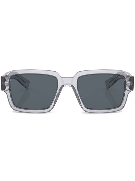 prada transparent grey sunglasses|are prada sunglasses polarized.